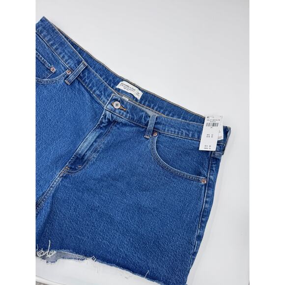 Abercrombie & Fitch 90s Relaxed Cutoff Short High Rise - Picture 1 of 5